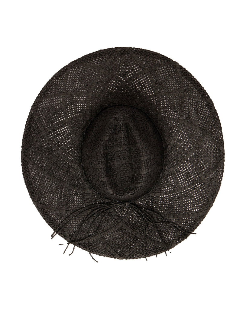 Sun Dialed Fedora in Black Beach Bunny Swimwear