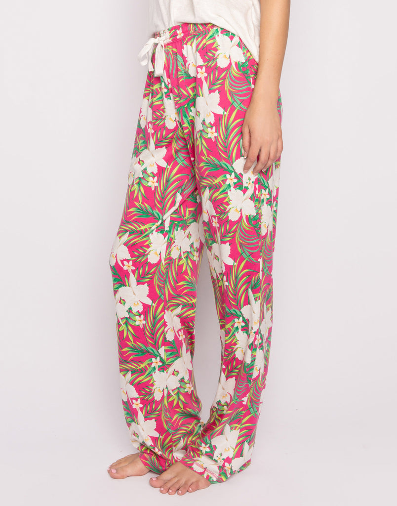 Playful Prints Pant in Fuschia Beach Bunny Swimwear