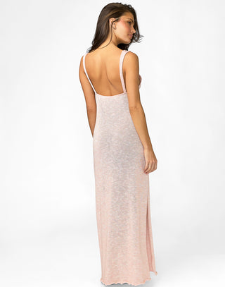 Amaia Maxi Dress - Pink Knit