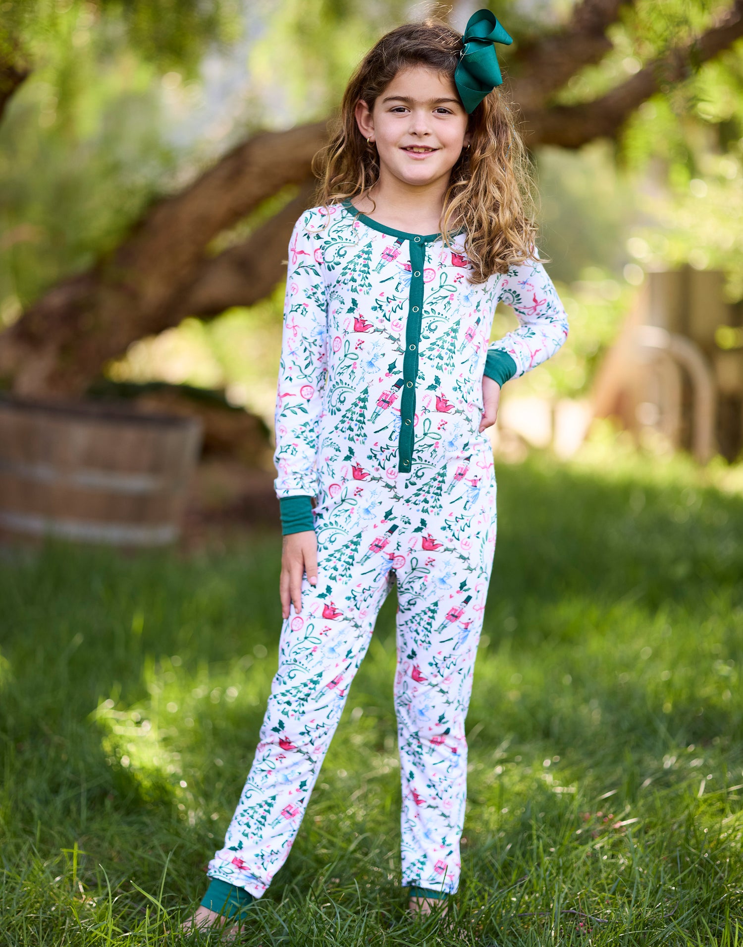 Andes Kids Lounge Onsie in Christmas In The City - Front View / Resort 2023 Campaign