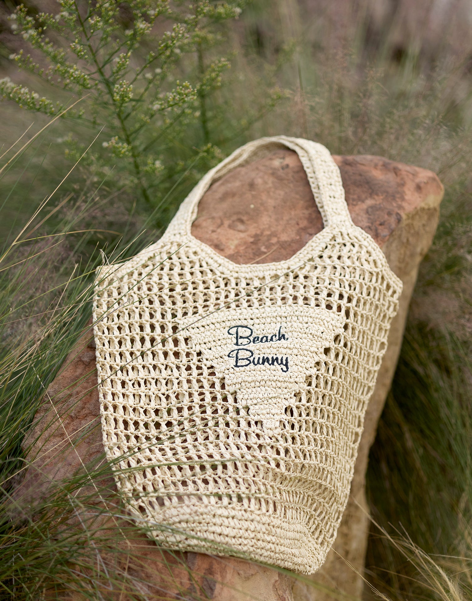 Beach Bunny Bag in Natural - Product View