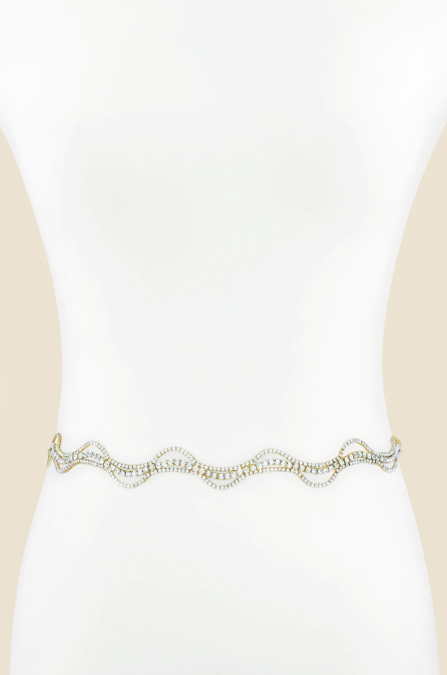 Crystal Wave Body Chain