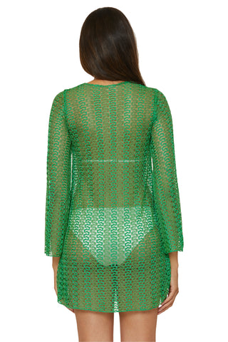 GOLDEN CROCHET TUNIC by Becca