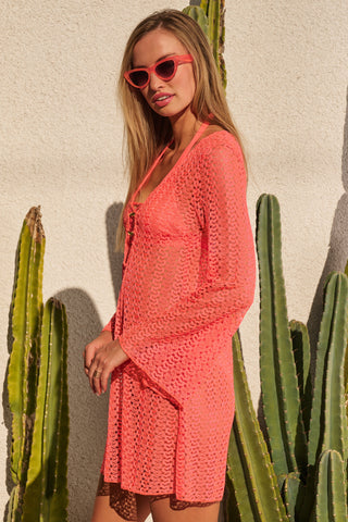 GOLDEN CROCHET TUNIC by Becca