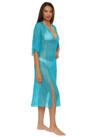 GOLDEN MESH COVER-UP by Becca