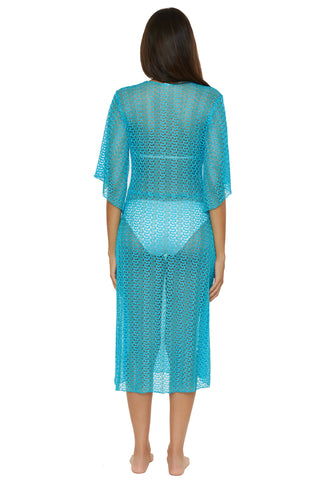 GOLDEN MESH COVER-UP by Becca