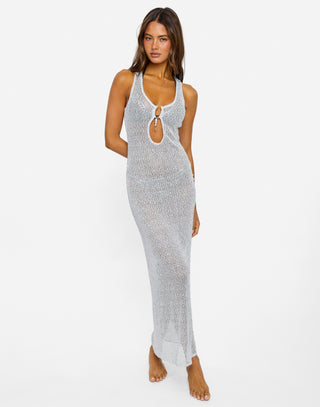 NOOR MAXI DRESS - SILVER