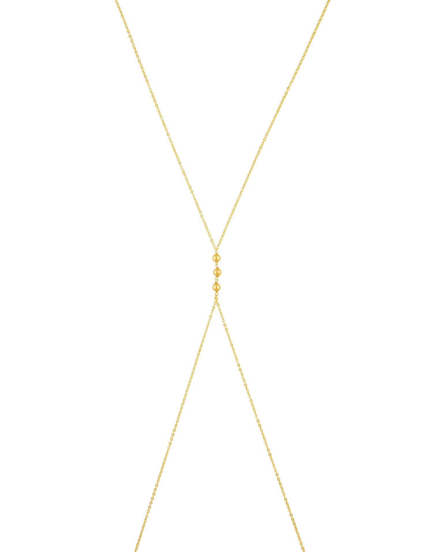 Reign Body Chain by Sahira Jewelry Design in Gold - Product View