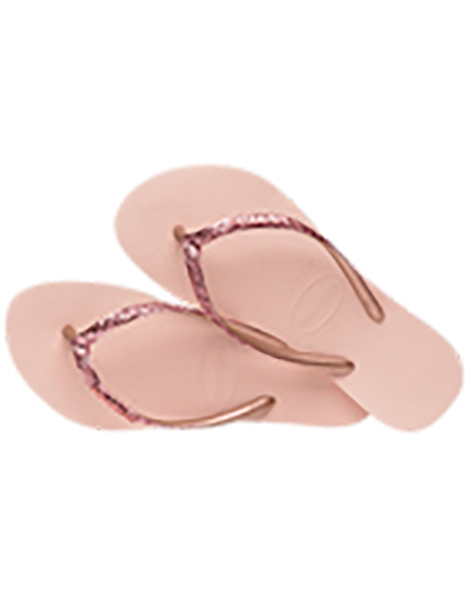Slim Glitter II Sandal by Havaianas in Ballet Rose - Alternate Front View