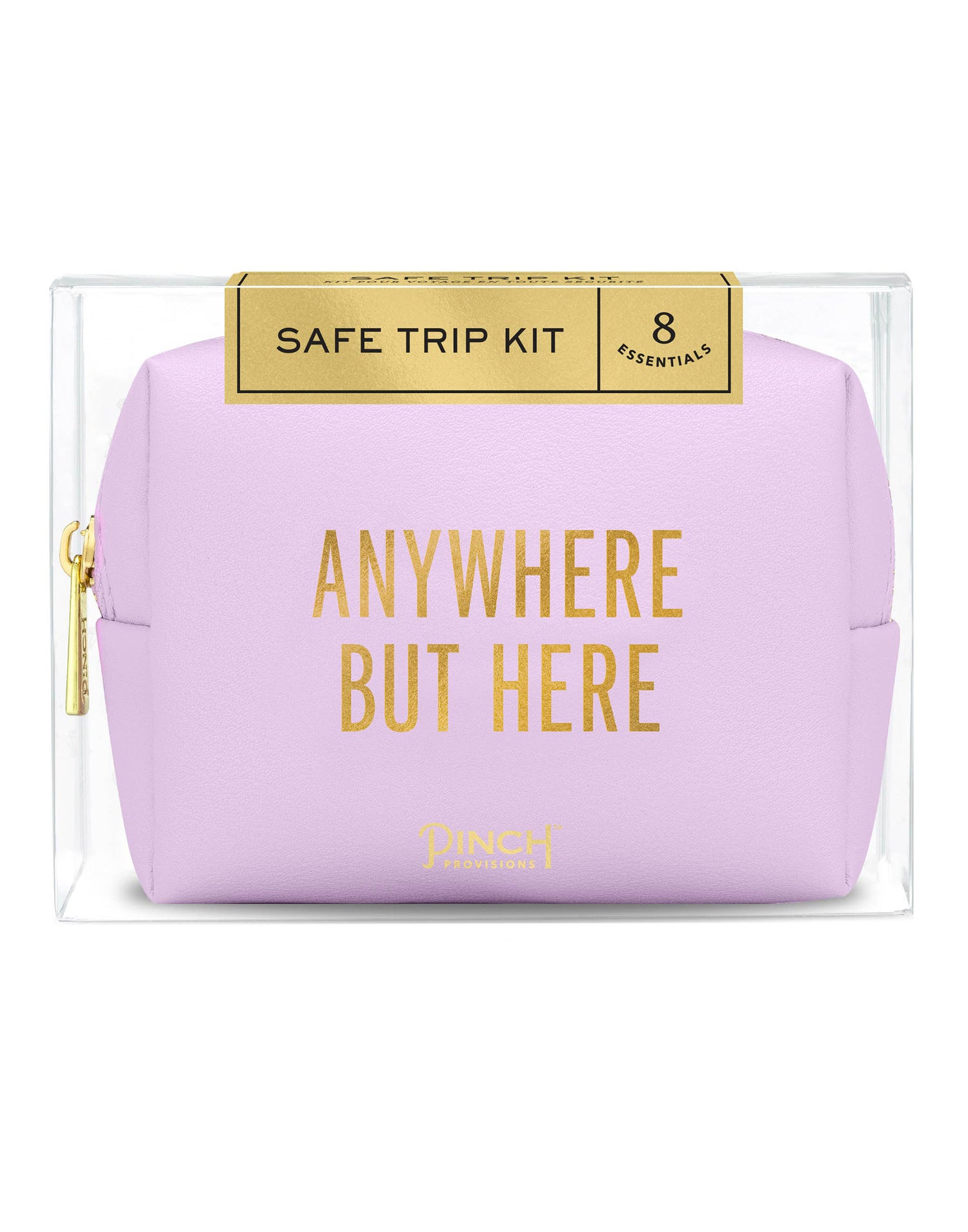 Anywhere But Here Safe Trip Kit in Lavender