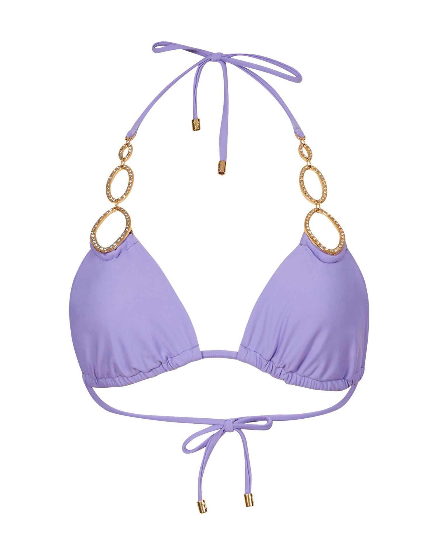Paisley Triangle Bikini Top in Lilac | Beach Bunny Swimwear