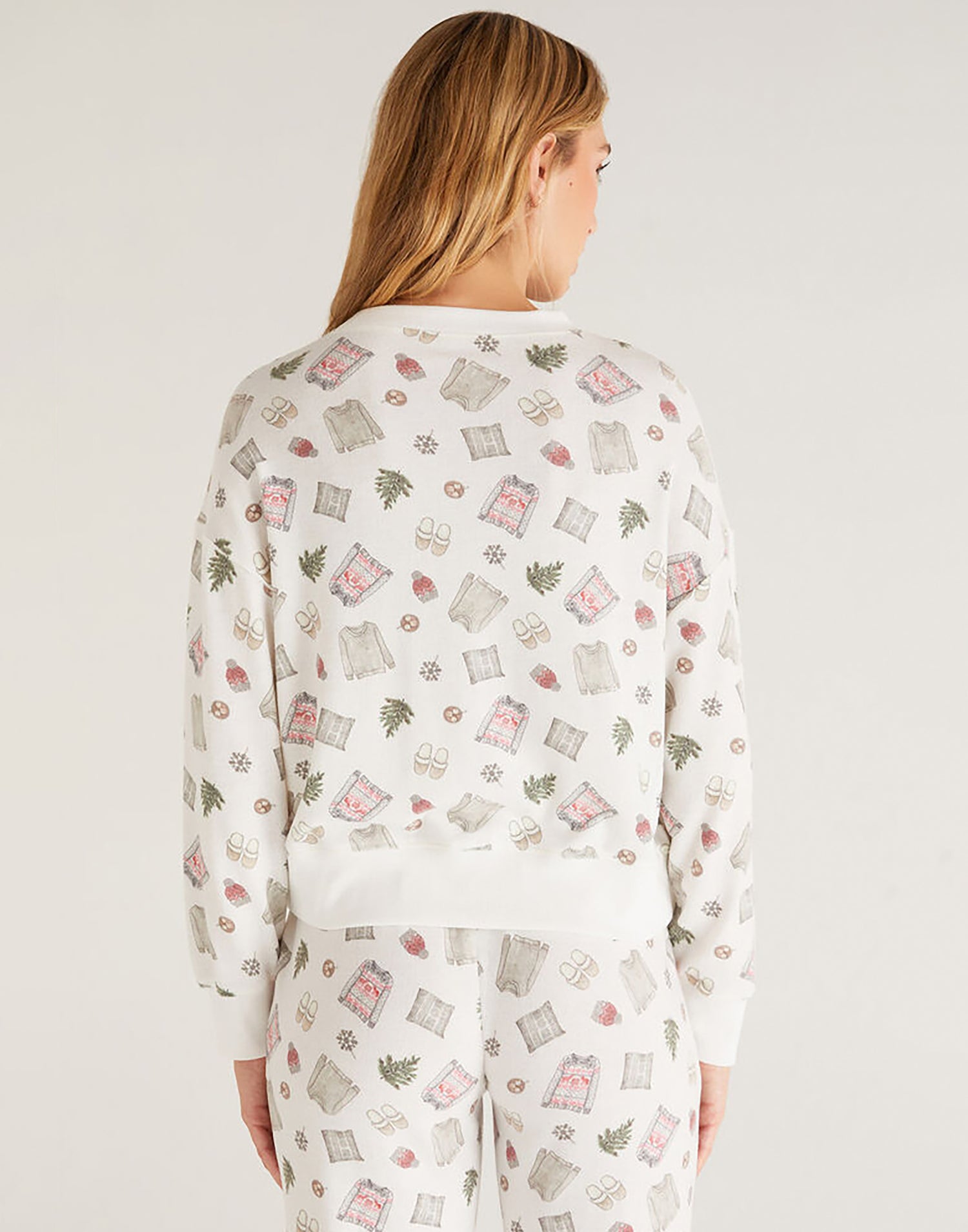 Elle Cozy Vibes Top by Z Supply un Vanilla Ice - Back View