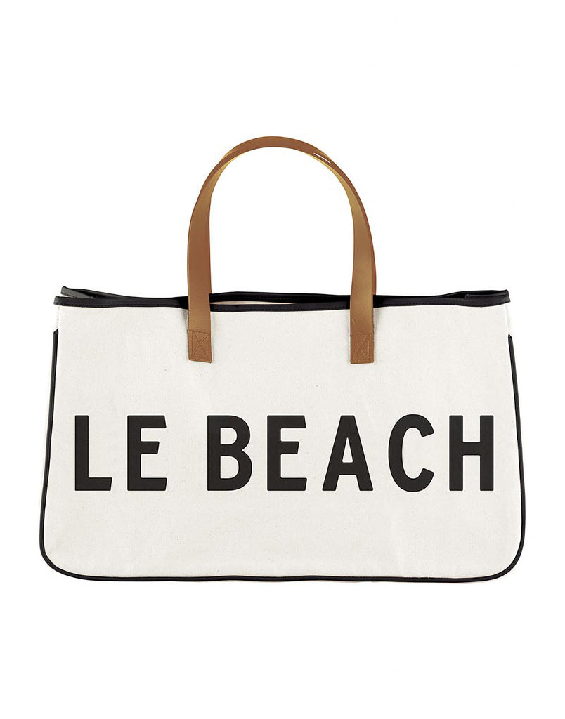 Le Beach Tote in Canvas | Beeach Bunny Swimwear | Beach Bunny Swimwear