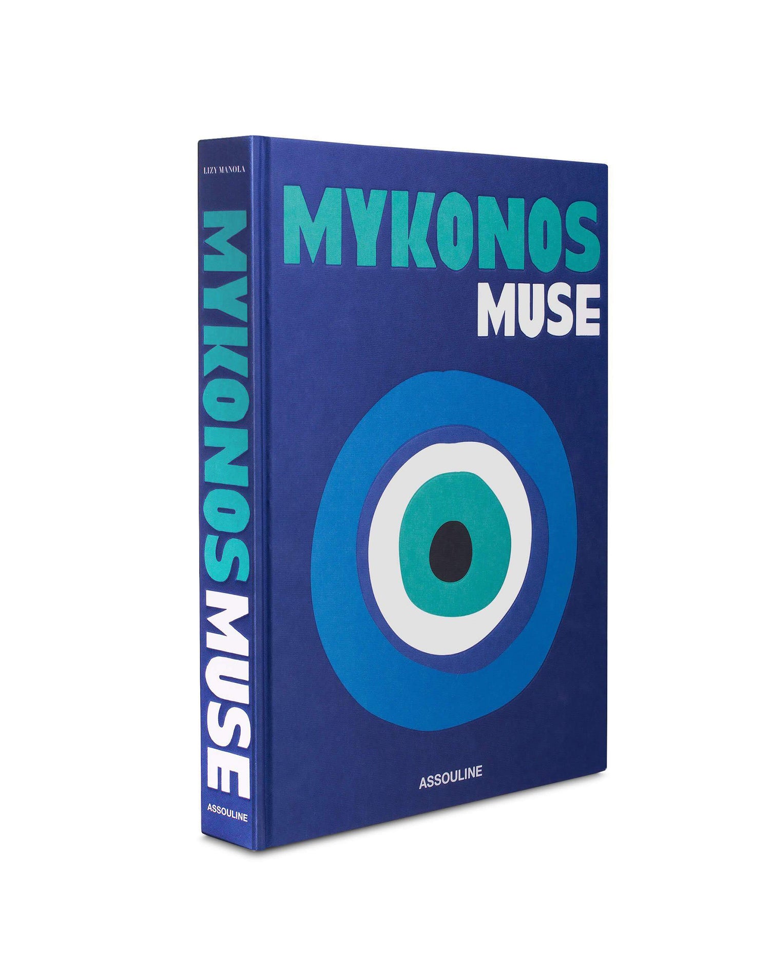 Mykonos Muse Book by Assouline - Angled View