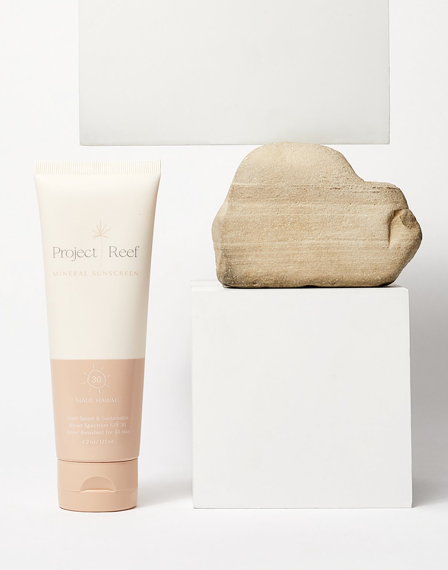 Mineral Sunscreen SPF 30 Natural, Vegan, Reef Safe Suncare by  by Project Reef - Product View