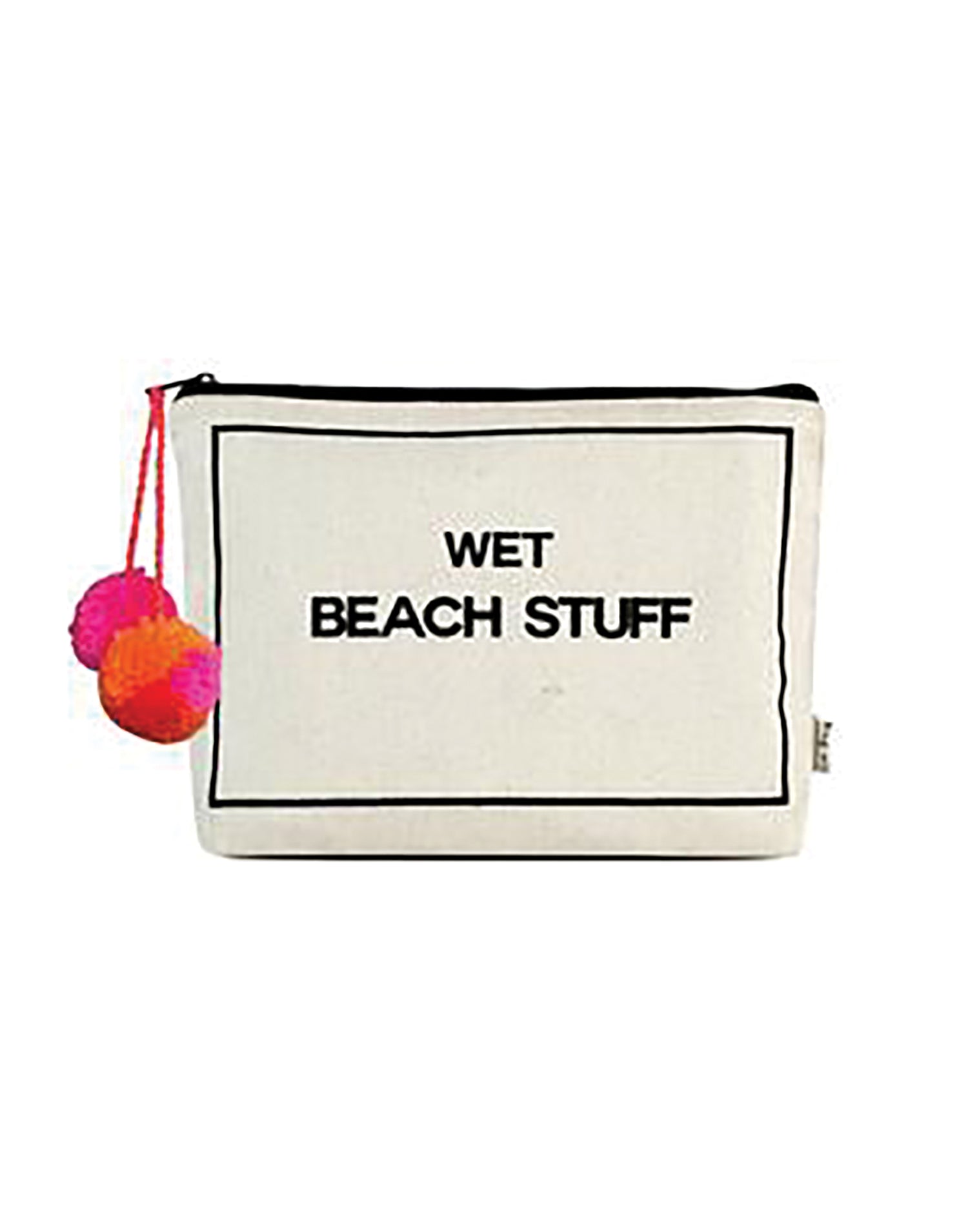 Bag-all's Wet Beach Stuff Bag in White - product view