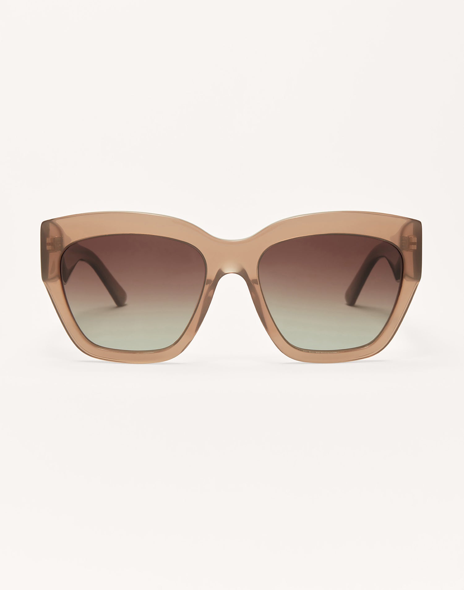 Iconic Sunglasses by Z Supply in Taupe - Front View