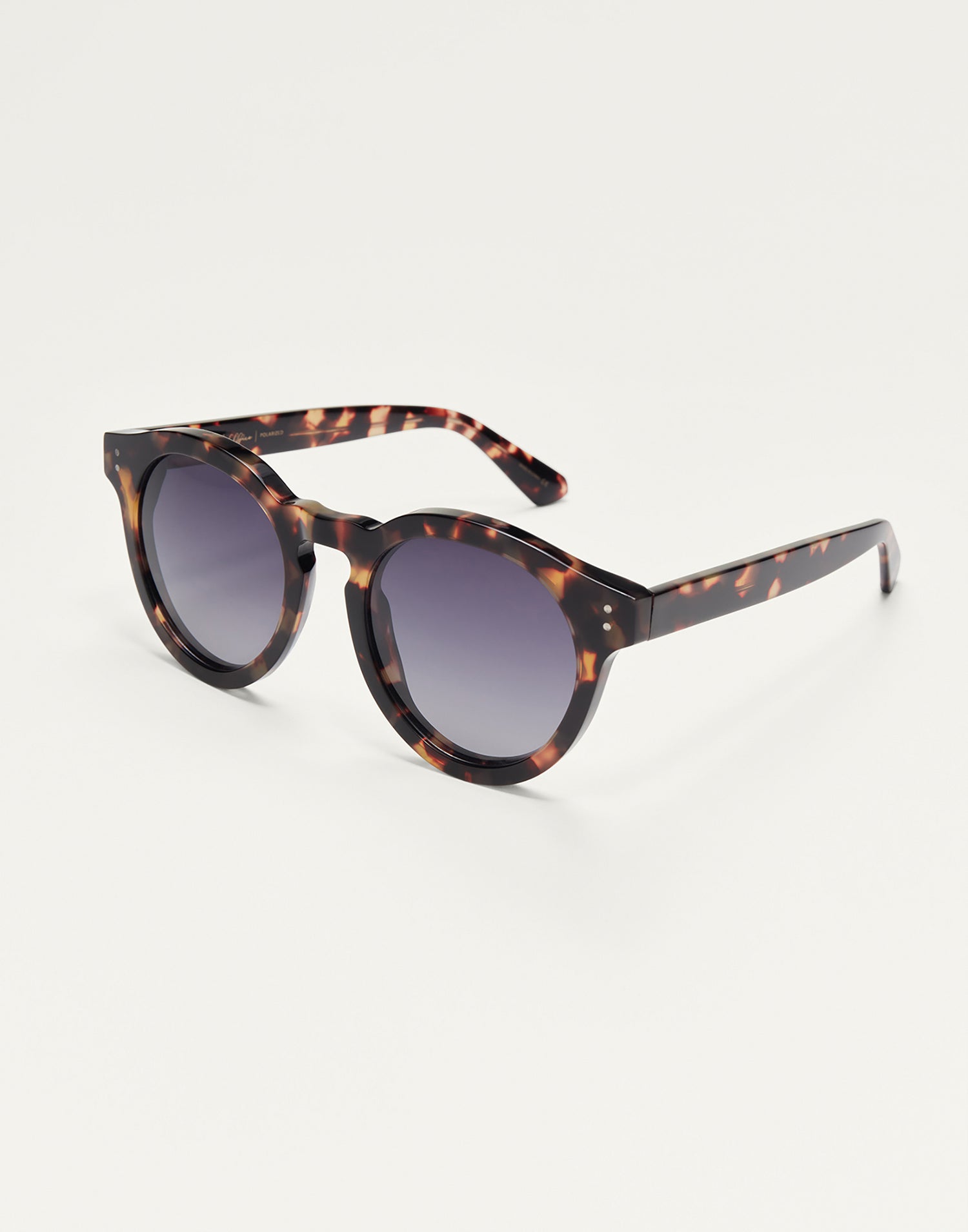Out of Office Sunglasses by Z Supply in Brown Tortoise - Angled View