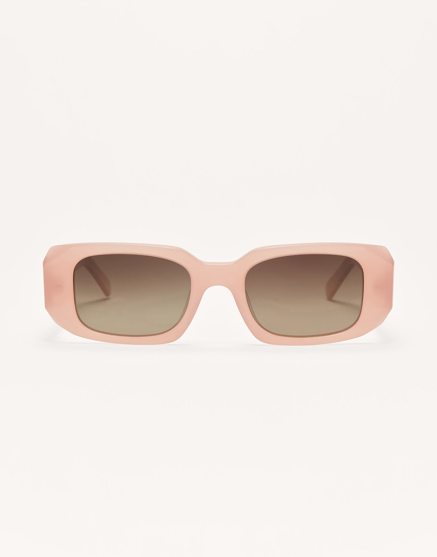 Off Duty Sunglasses by Z Supply in Blush Pink - Front View