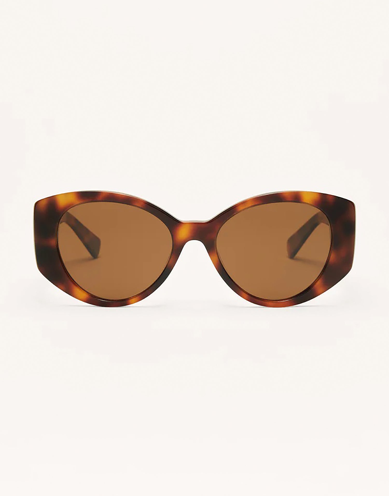 Daydream Sunglasses by Z Supply in Brown Tortoise - Front View