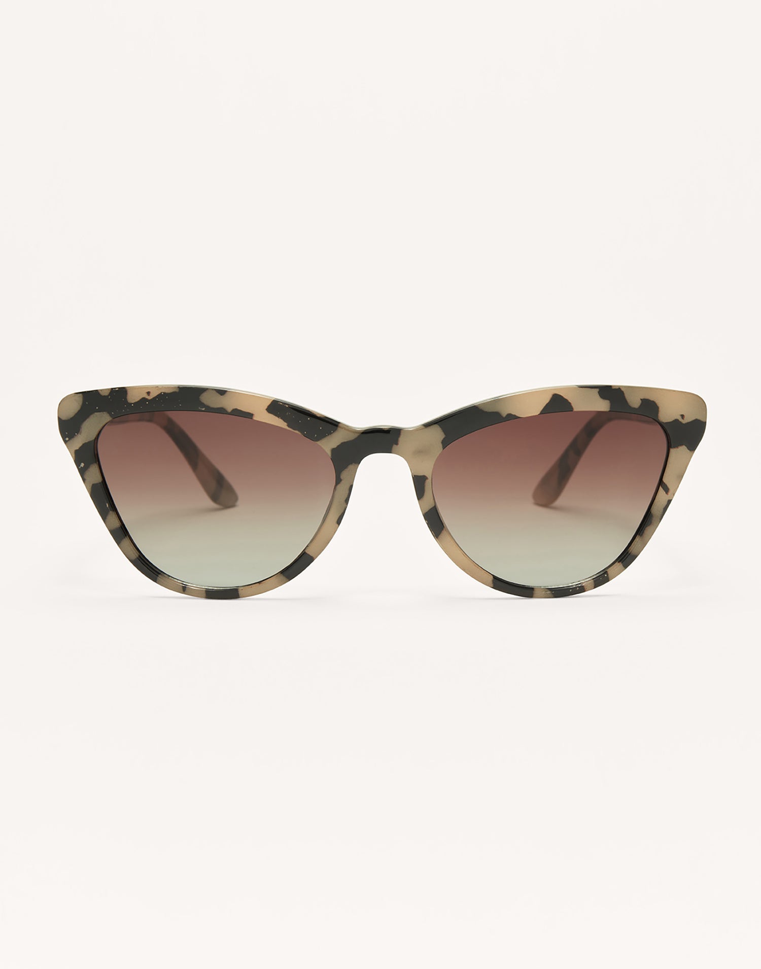 Rooftop Sunglasses by Z Supply in Brown Tortoise - Front View