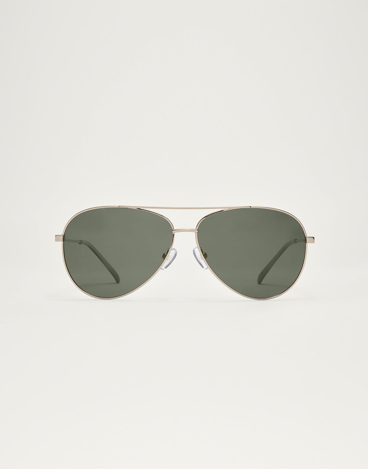 Driver Sunglasses by Z Supply in Gold - Front View